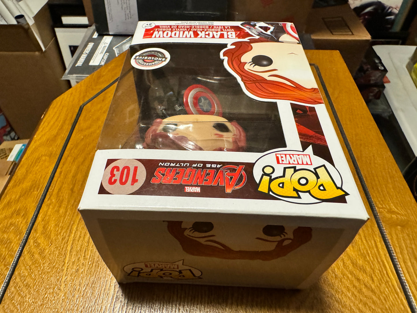 Funko Pop! Vinyl: Marvel - Black Widow (w/ Shield) - GameStop (Exclusive) #103