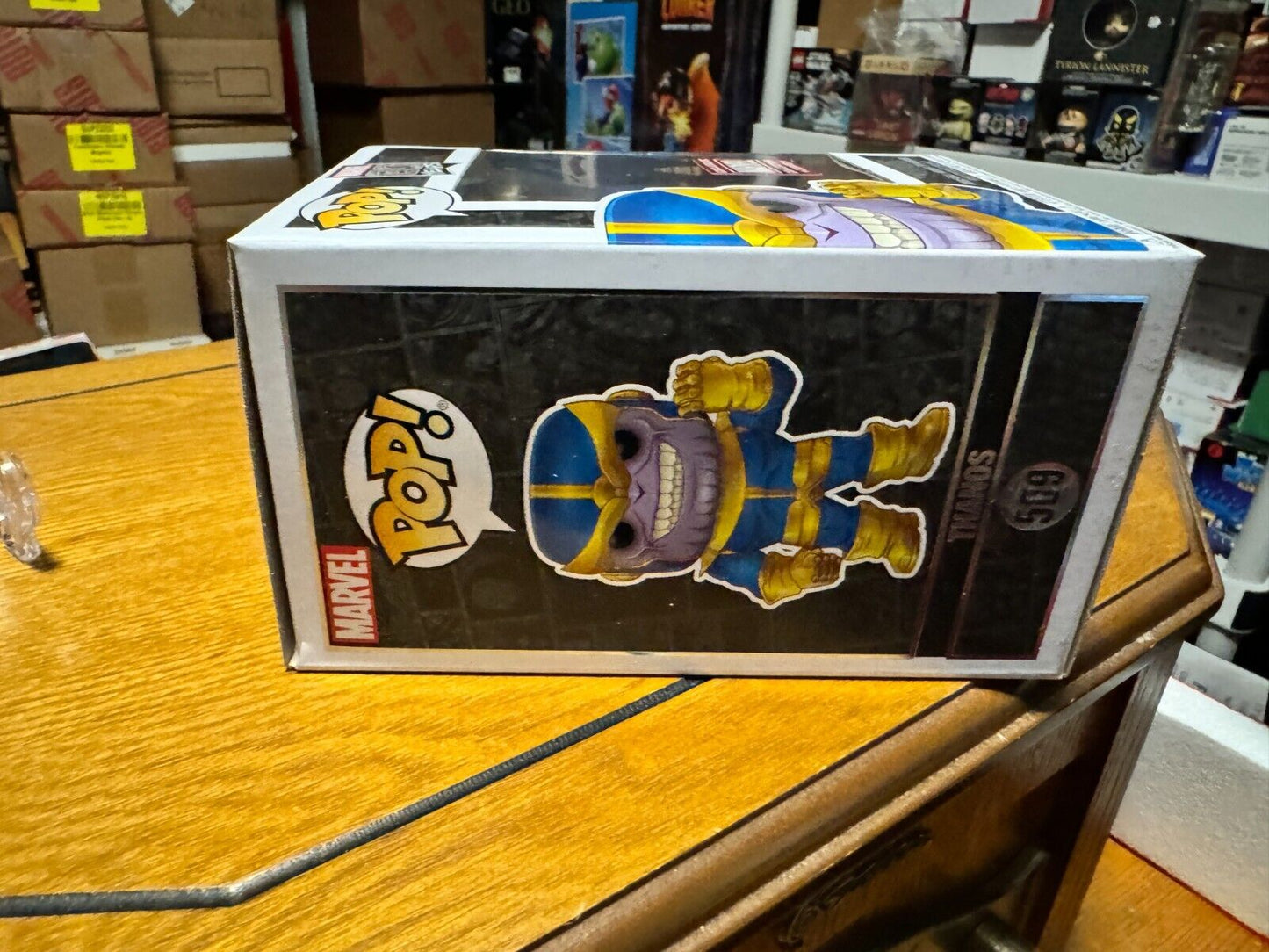 Funko Pop! Marvel- Thanos #509 Exclusive Marvel Collector Corps Marvel 80 Years