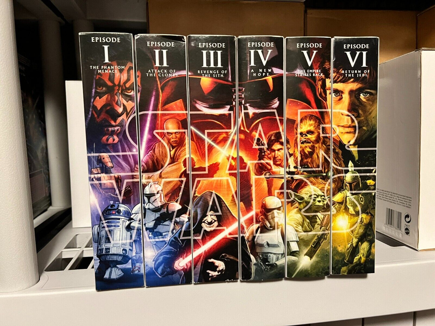Star Wars 3.75'' Digital Release Commemorative Collection Set Episodes I-VI