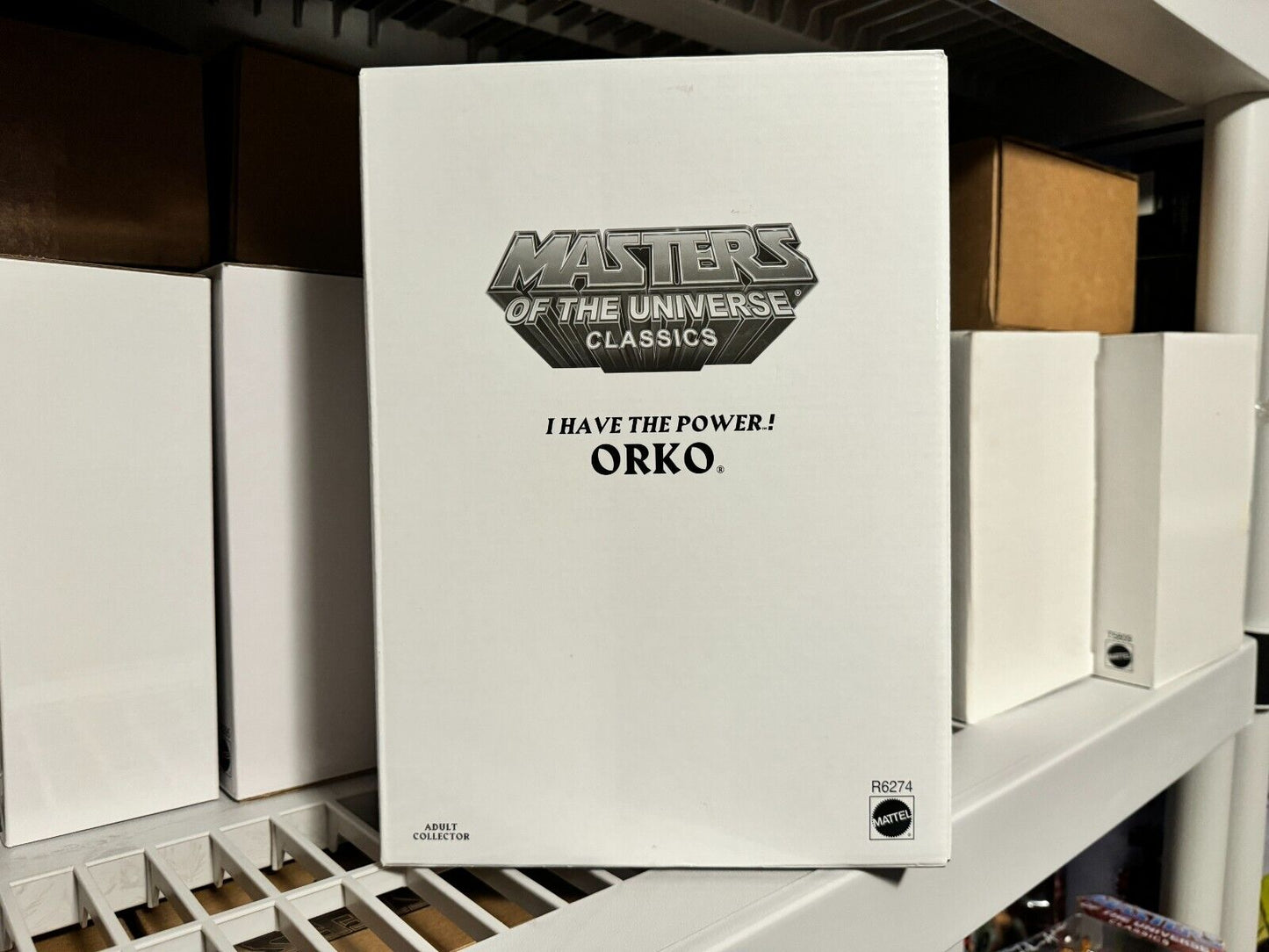 Mattel MOTU Classics Orko with mailer box