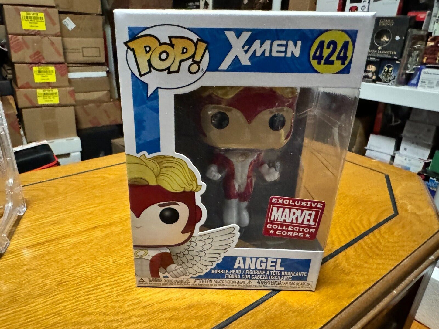 Funko Pop! Vinyl: Marvel - Angel - Amazon (Exclusive) #424