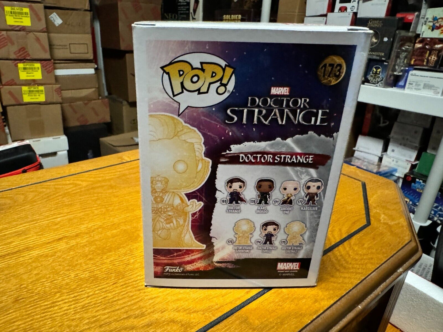 Funko Pop Doctor Strange (173) Vinyl Figure Marvel Collector Corps Exclusive