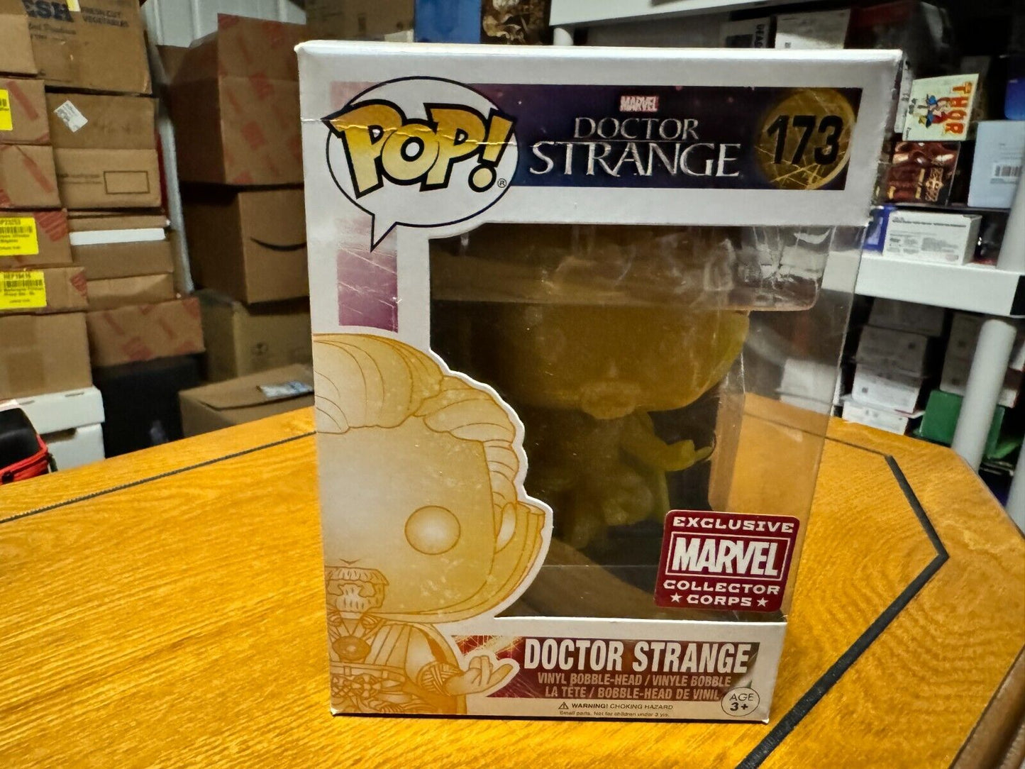 Funko Pop Doctor Strange (173) Vinyl Figure Marvel Collector Corps Exclusive