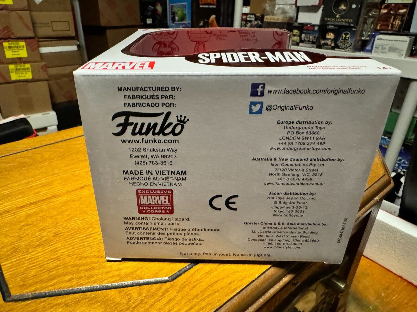 Funko Pops Fabrikations #32 Marvel Collector Corps Spiderman