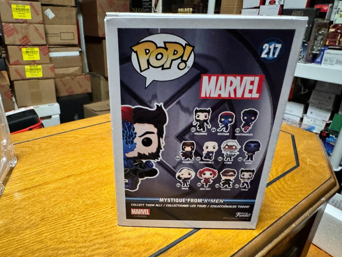 Funko Pop! Vinyl: Marvel Mystique Exclusive Marvel Collector Corps #217