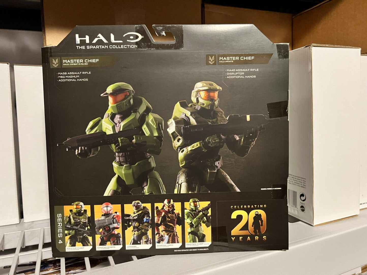 Halo The Spartan Collection 20 Years of Master Chief Action Figure 2-Pack