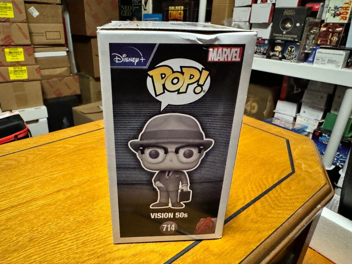 Funko Pop! Marvel - 50's Vision (Black & White) #714 As Seen on WandaVision!