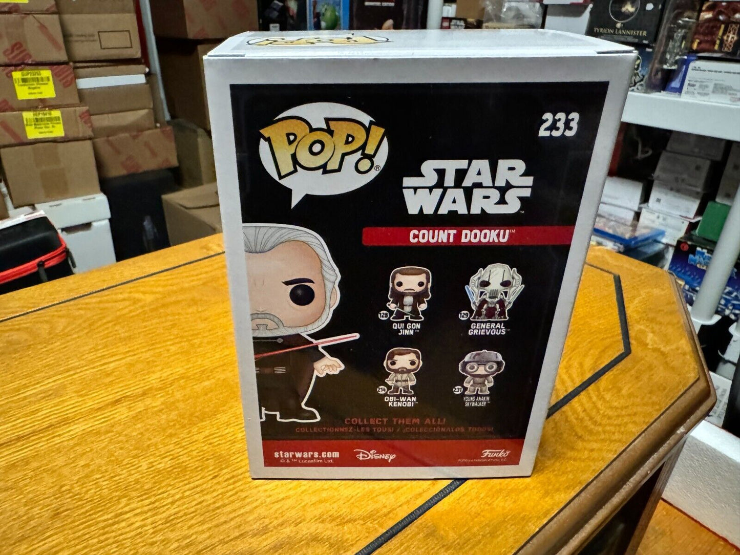 Funko Pop! Vinyl: Star Wars - Count Dooku - Smuggler's Bounty (Exclusive) #233
