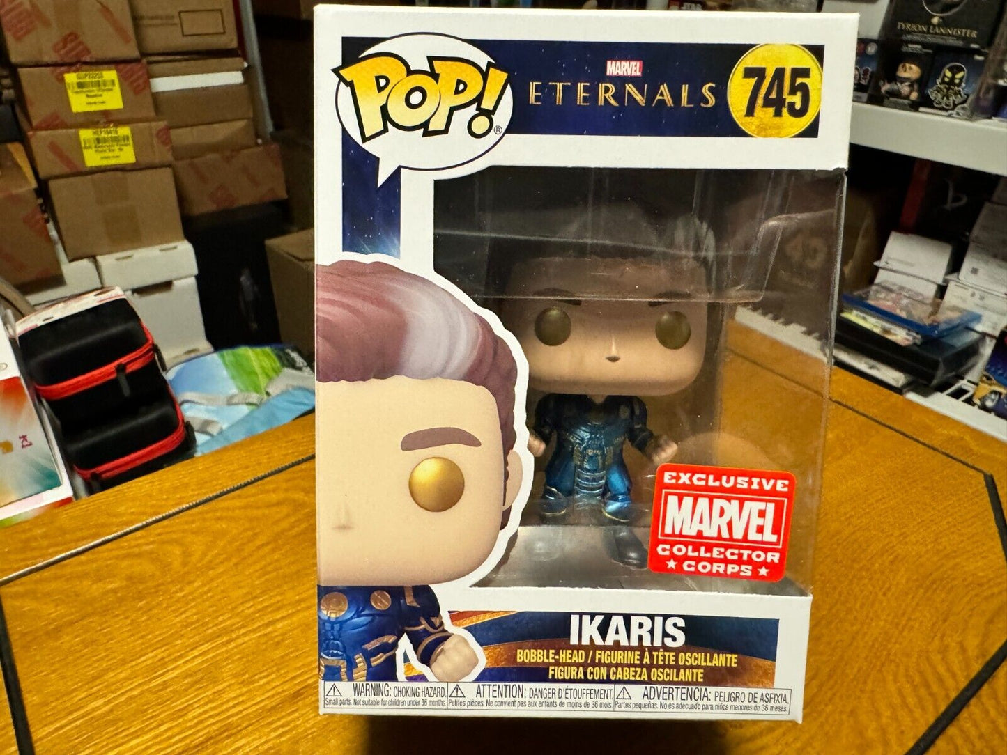 Funko POP! Marvel The Eternals Ikaris #745 Collector Corps Exclusive