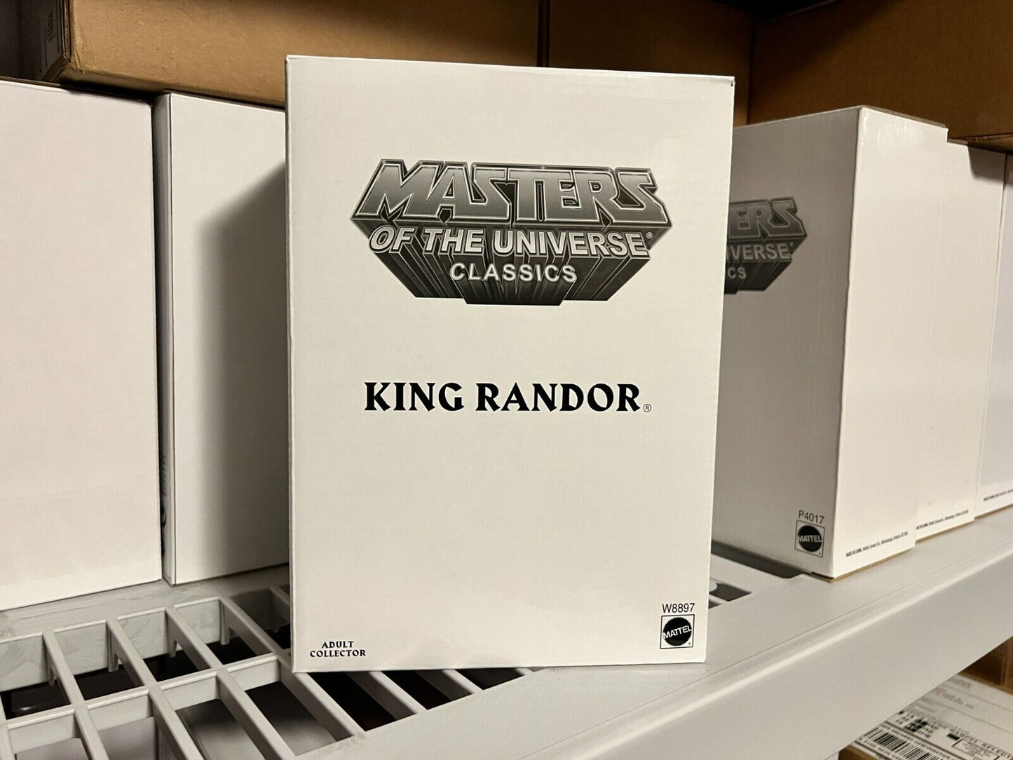 Mattel MOTU Classics King Randor with mailer box