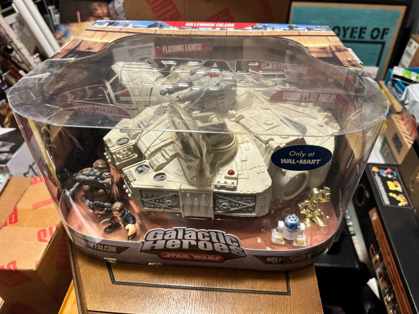 2007 Star Wars Galactic Heroes Millennium Falcon (Walmart Exclusive)