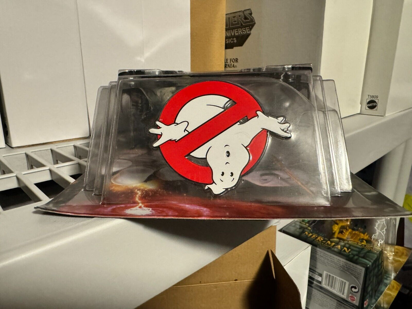 Mattel Ghostbusters Peter Venkman with mailer box