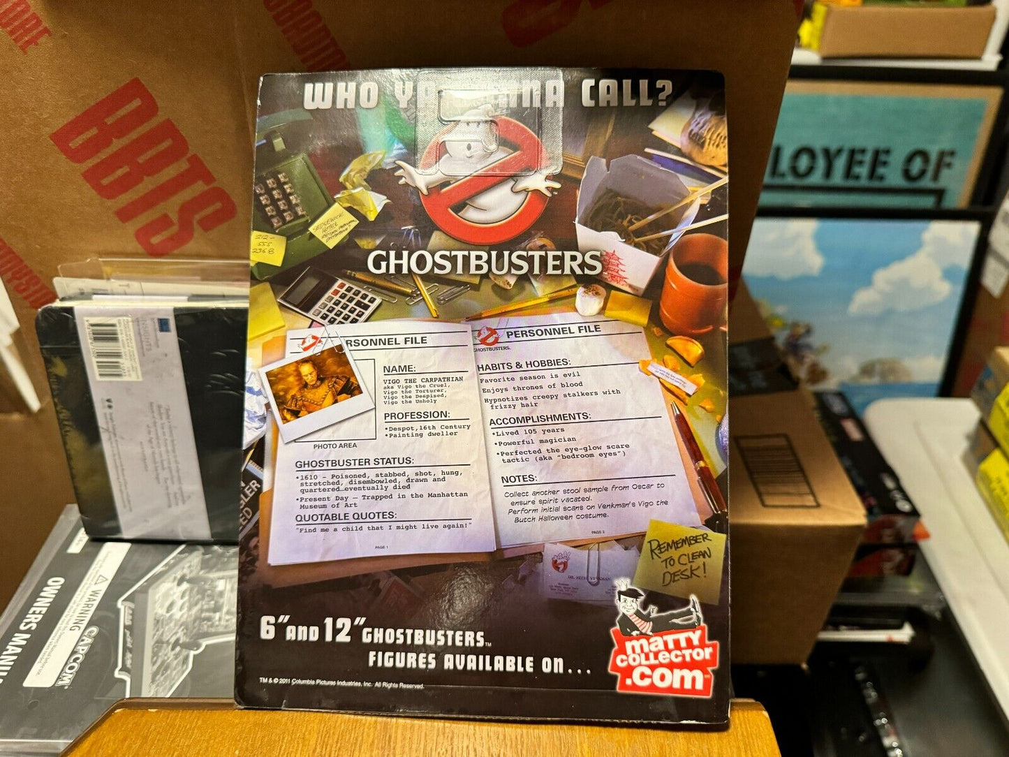 Mattel Ghostbusters II MattyCollector Exclusive Vigo