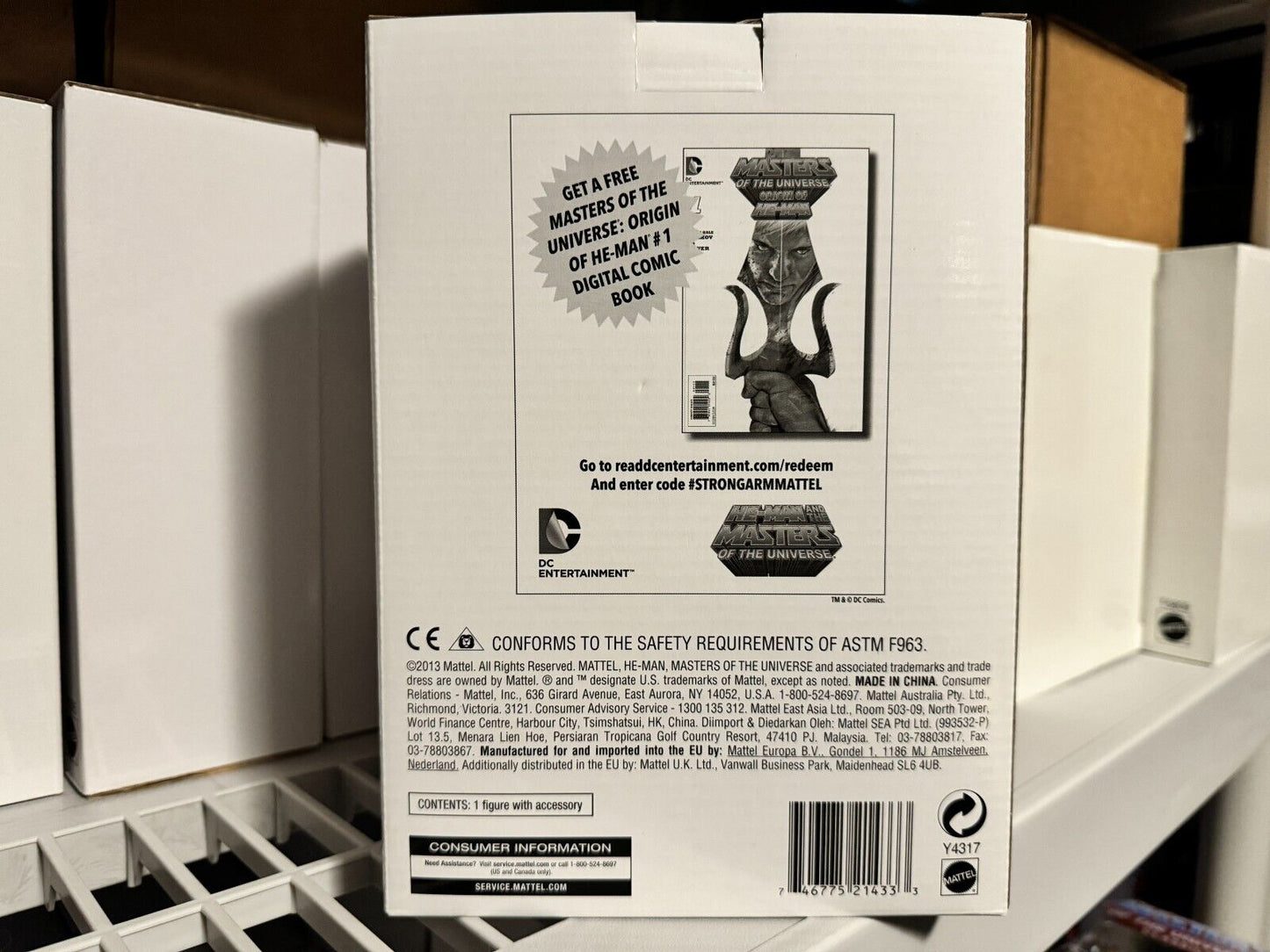 Mattel MOTU Classics Strong-Or with mailer box