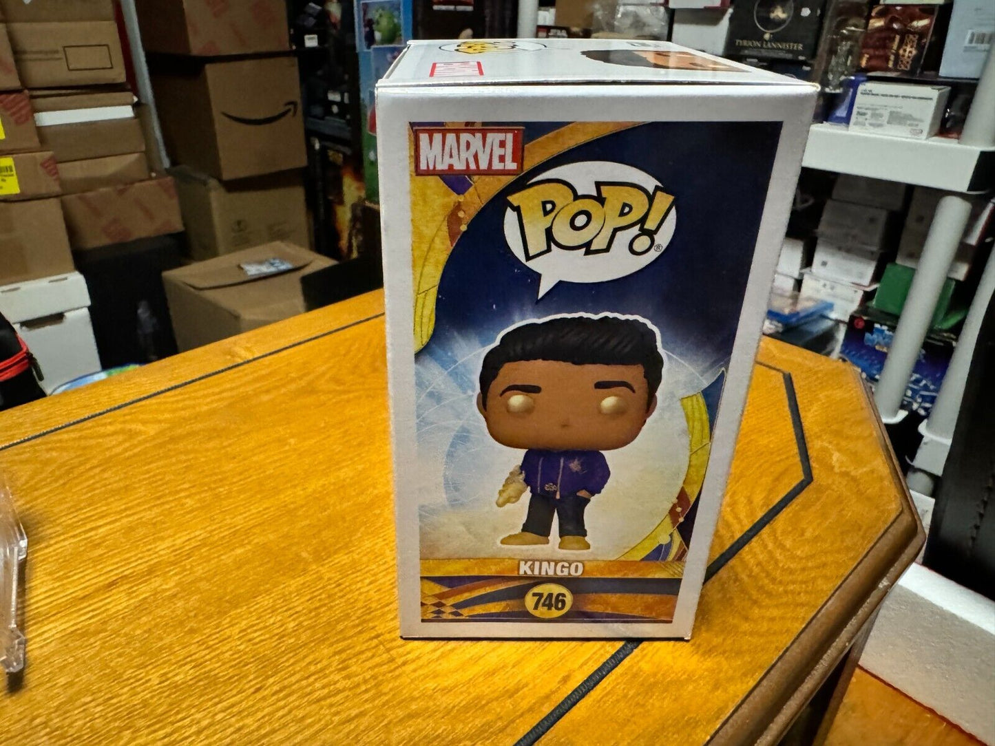 Funko Pop! Marvel Eternals Kingo #746 Marvel Collector Corps Exclusive Vinyl