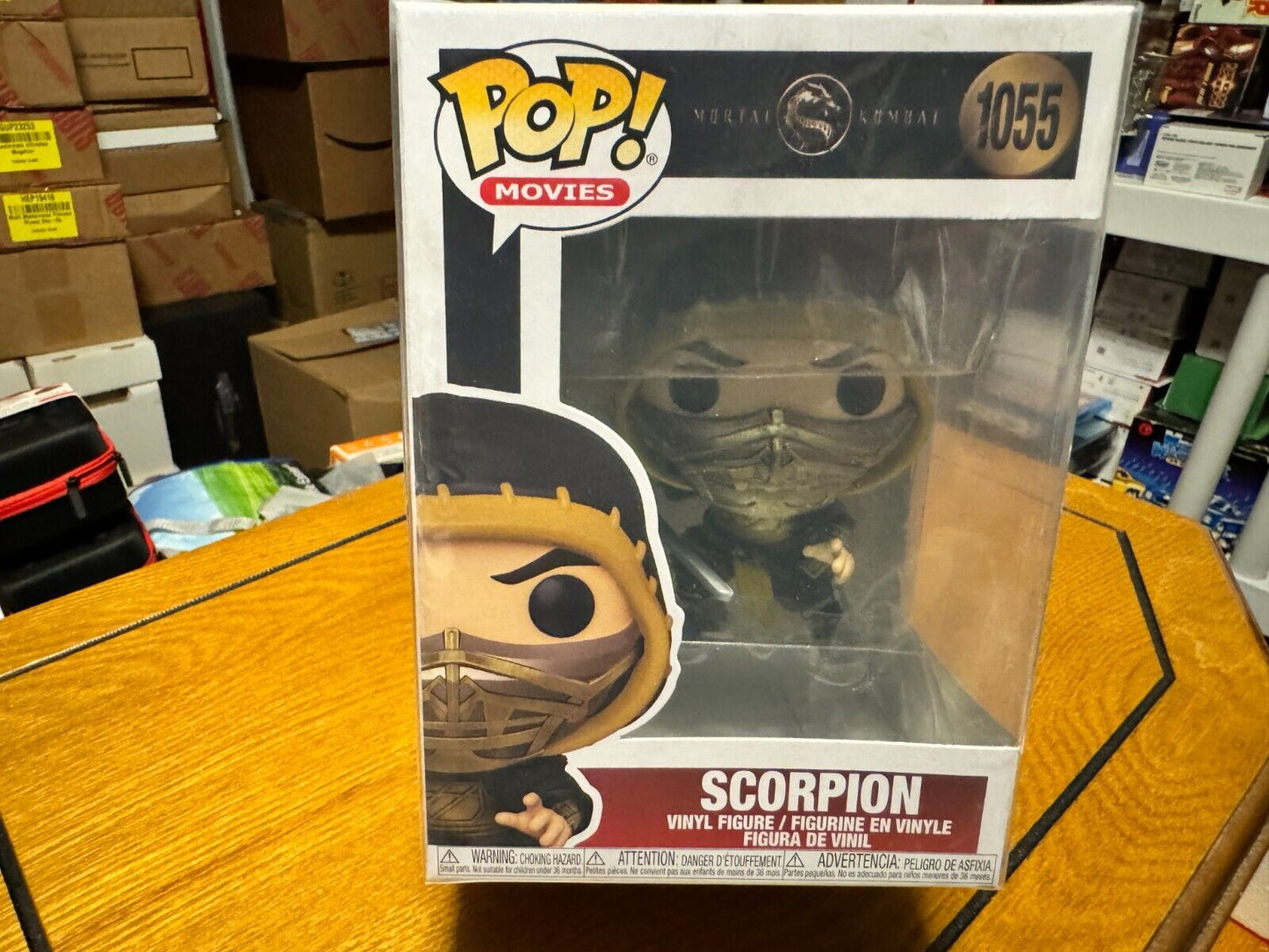 Funko Pop! Movies Mortal Kombat Scorpion #1055 MK Vinyl Figure