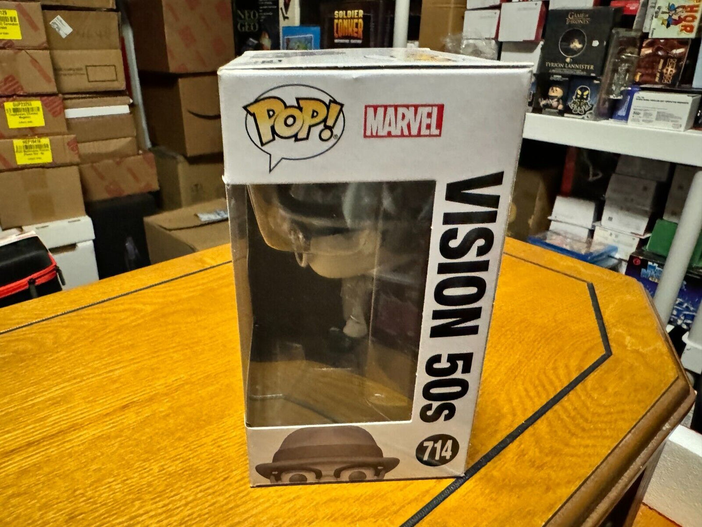 Funko Pop! Marvel - 50's Vision (Black & White) #714 As Seen on WandaVision!