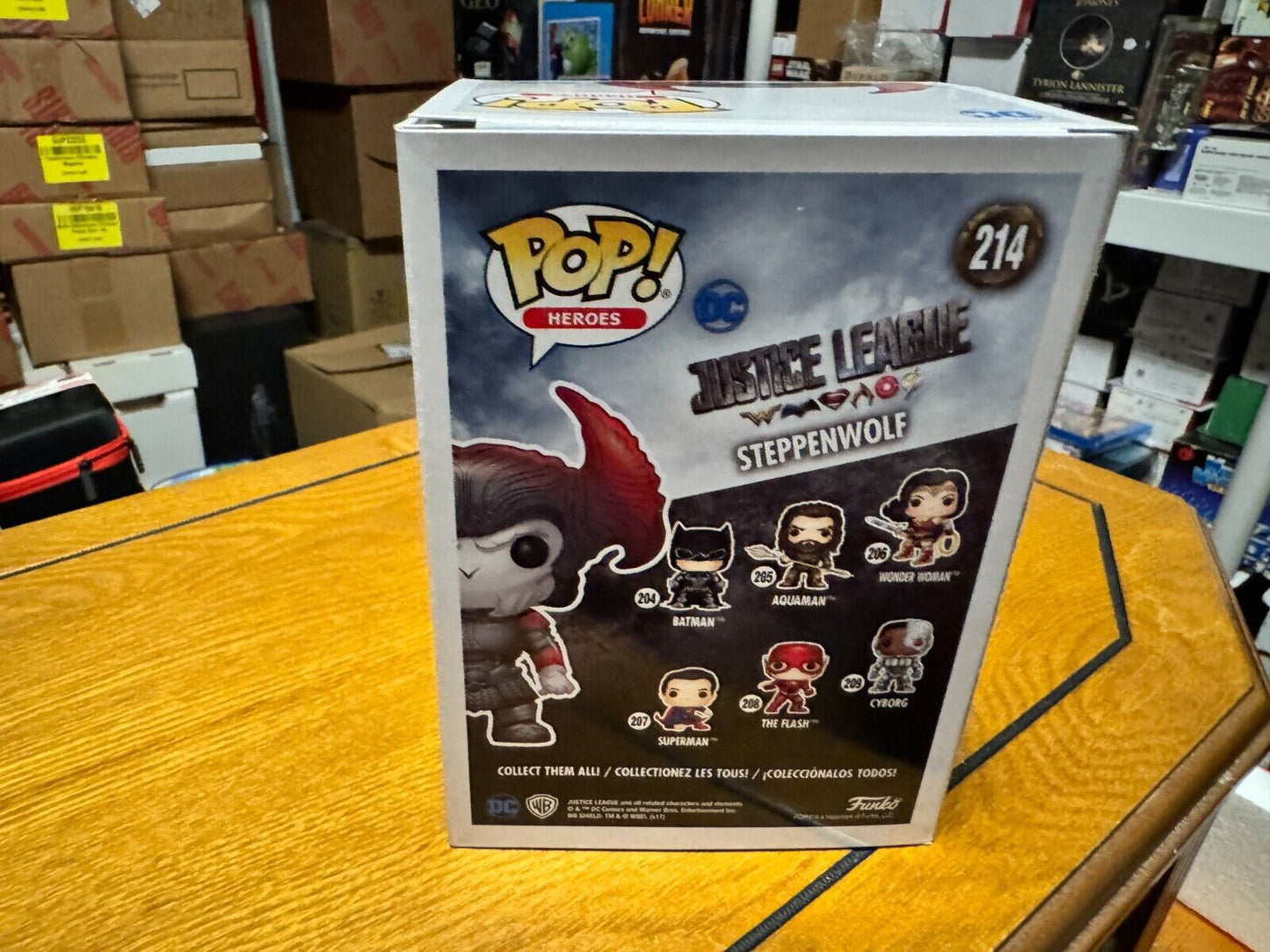 Funko POP! Heroes DC Justice League Steppenwolf #214 Legion Collectors Exclusive