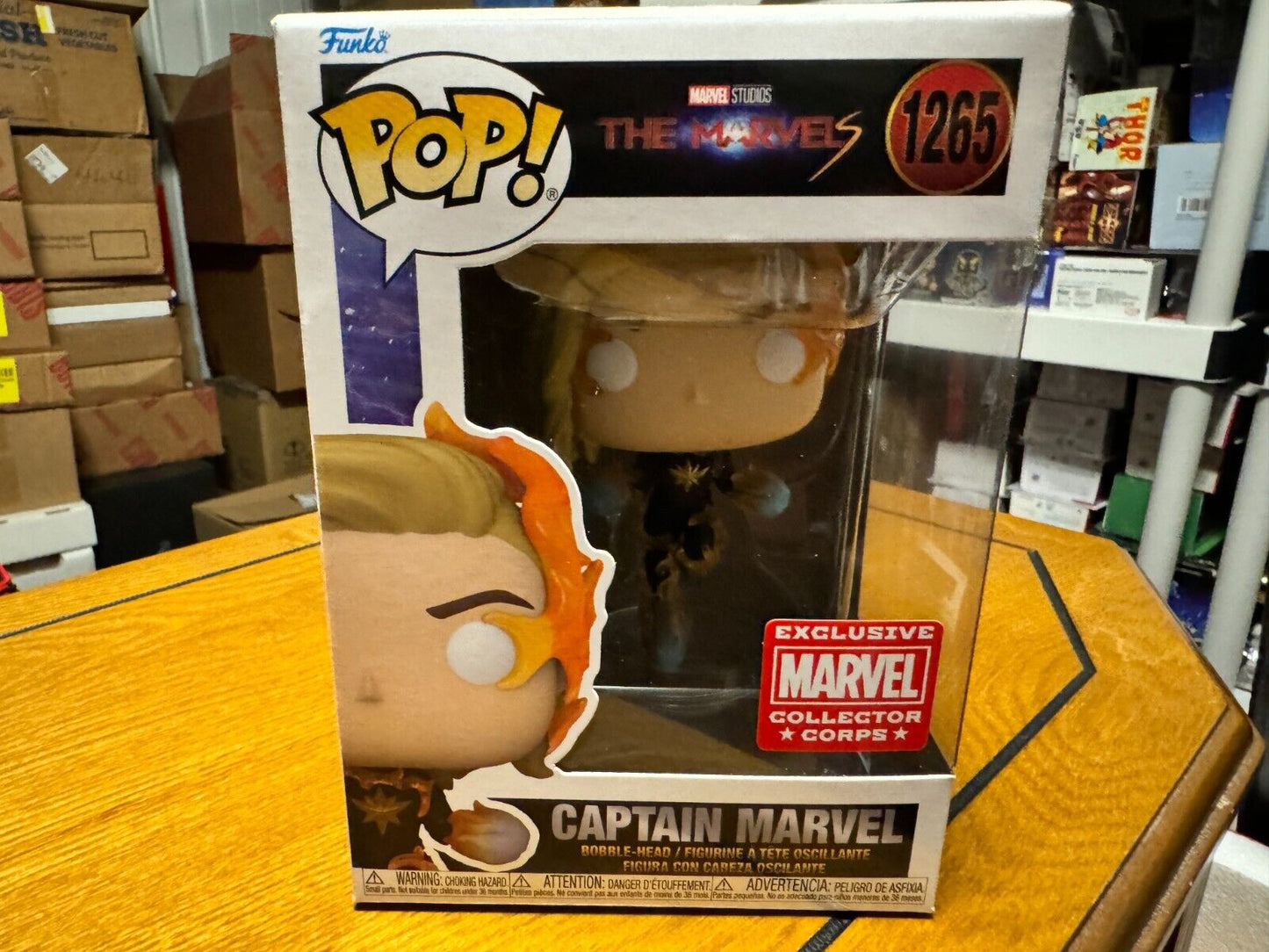 Funko Pop! Vinyl - Captain Marvel - Marvel Collector Corps (Exclusive) #1265