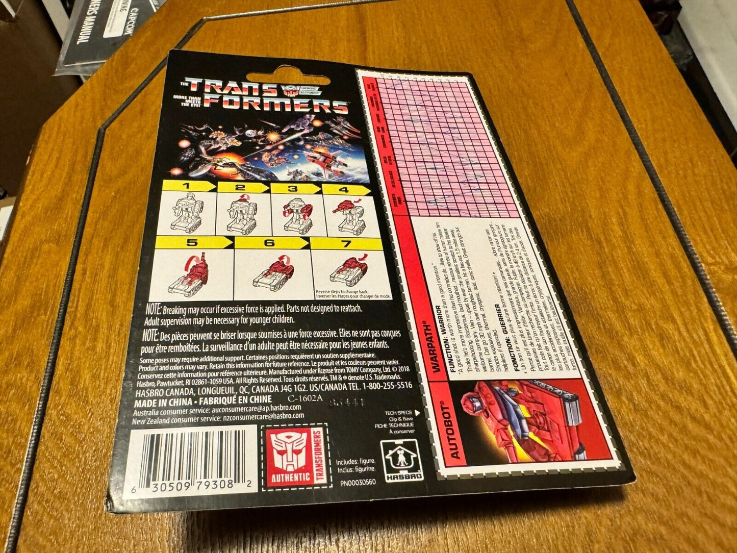 Hasbro reissue Transformers G1 Minibots Warpath - Walmart exclusive