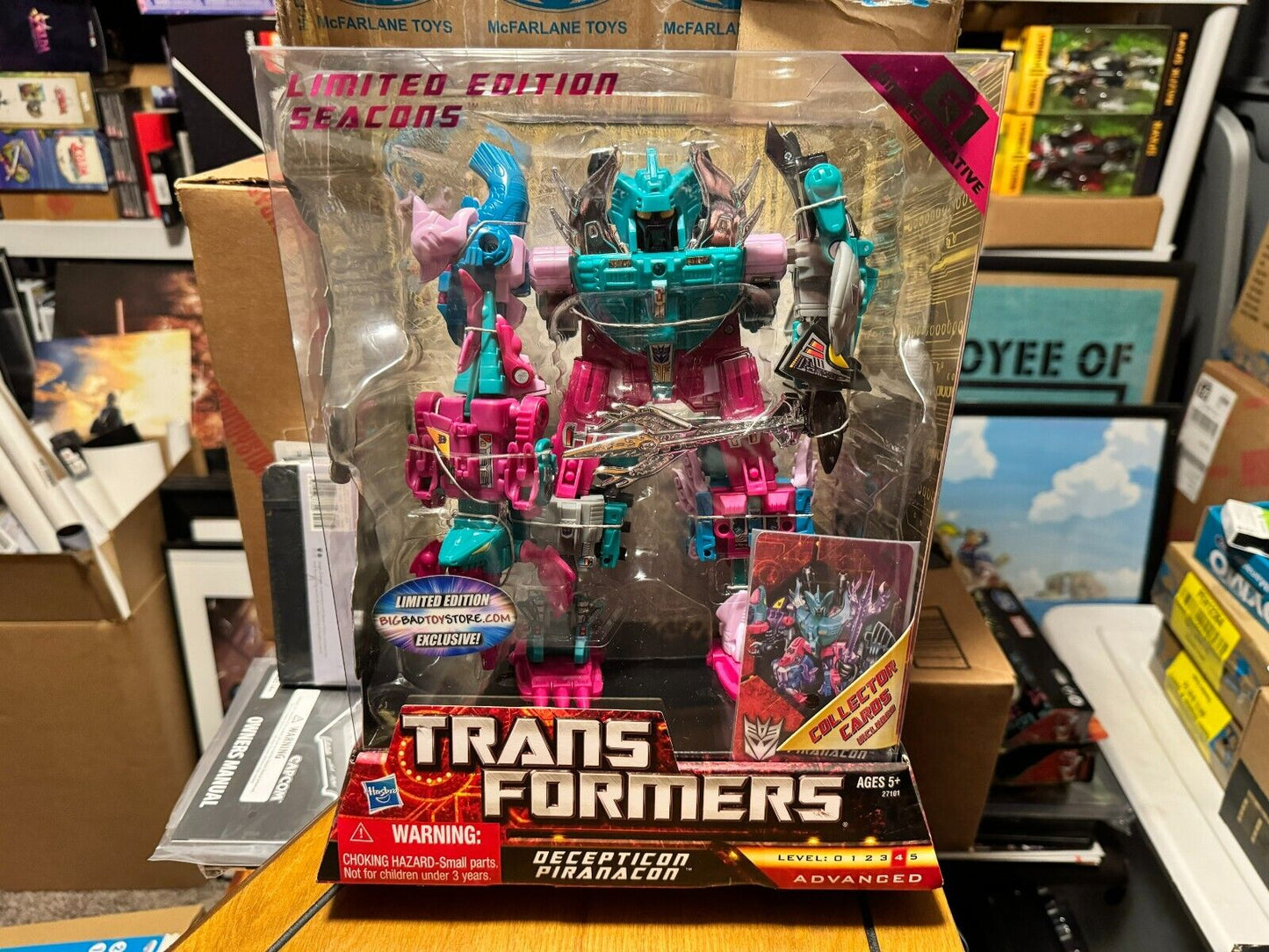 Transformers BBTS Exclusive Limited Edition Seacons Piranacon