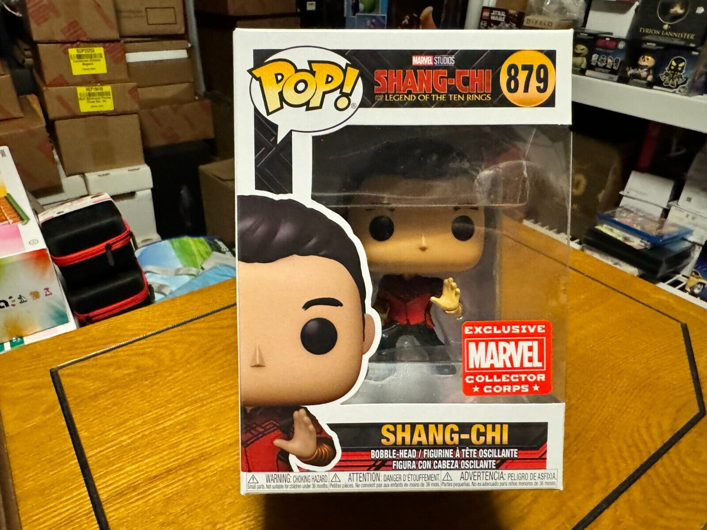 Funko POP! Shang-Chi Ten Rings SHANG-CHI #879 Marvel Collector Corps Exclusive