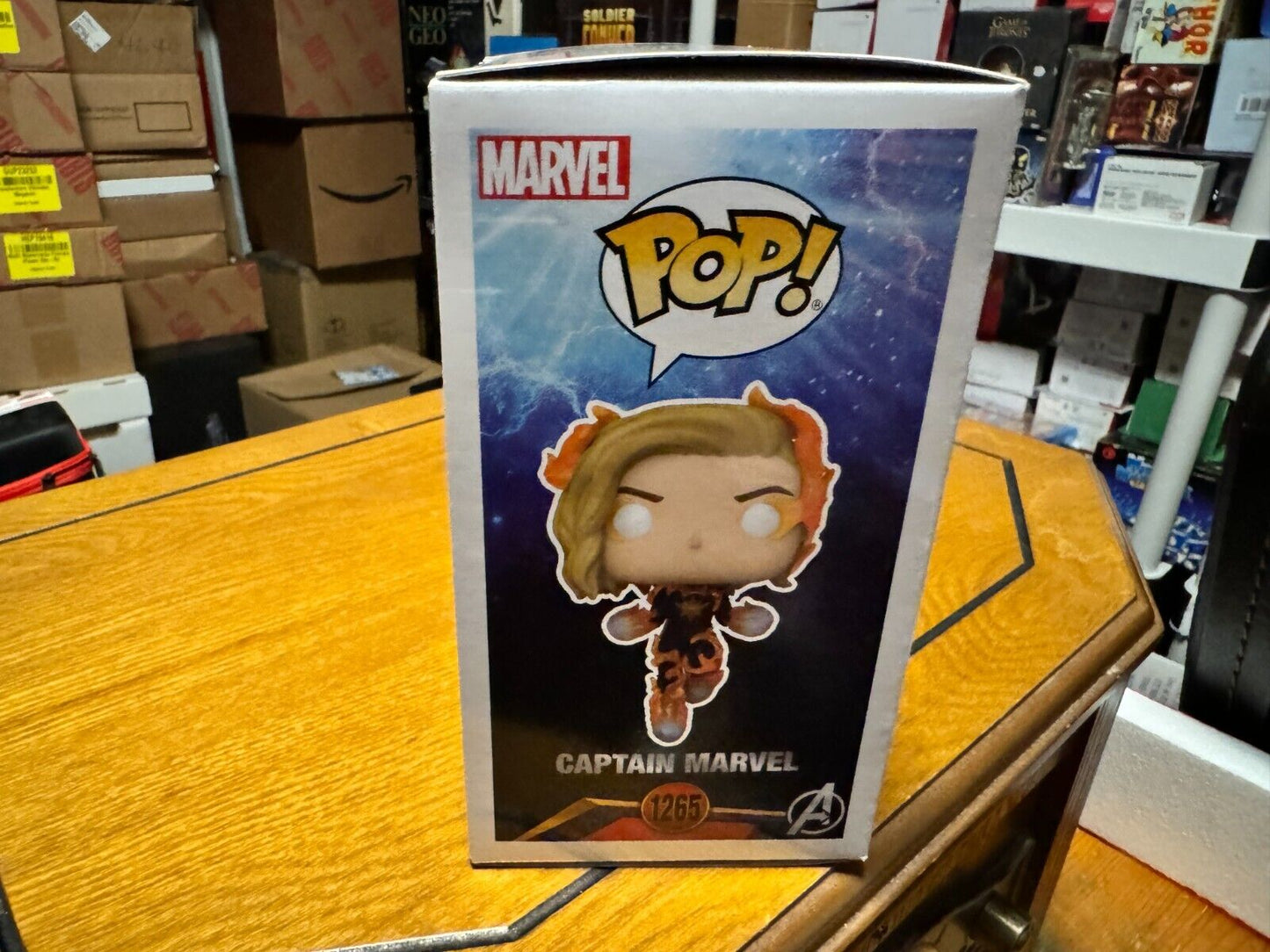 Funko Pop! Vinyl - Captain Marvel - Marvel Collector Corps (Exclusive) #1265