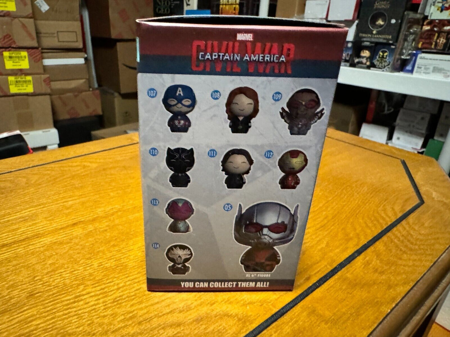 Funko Dorbz Marvel Collector Corps Exclusive Civil War Iron Man Unmasked #128