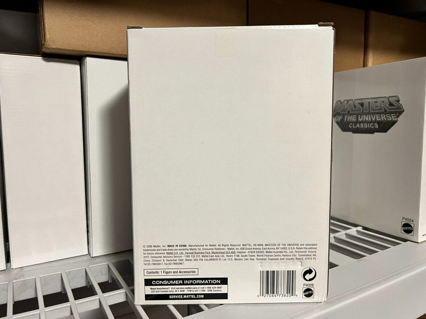 Mattel MOTU Classics Zodak with mailer box