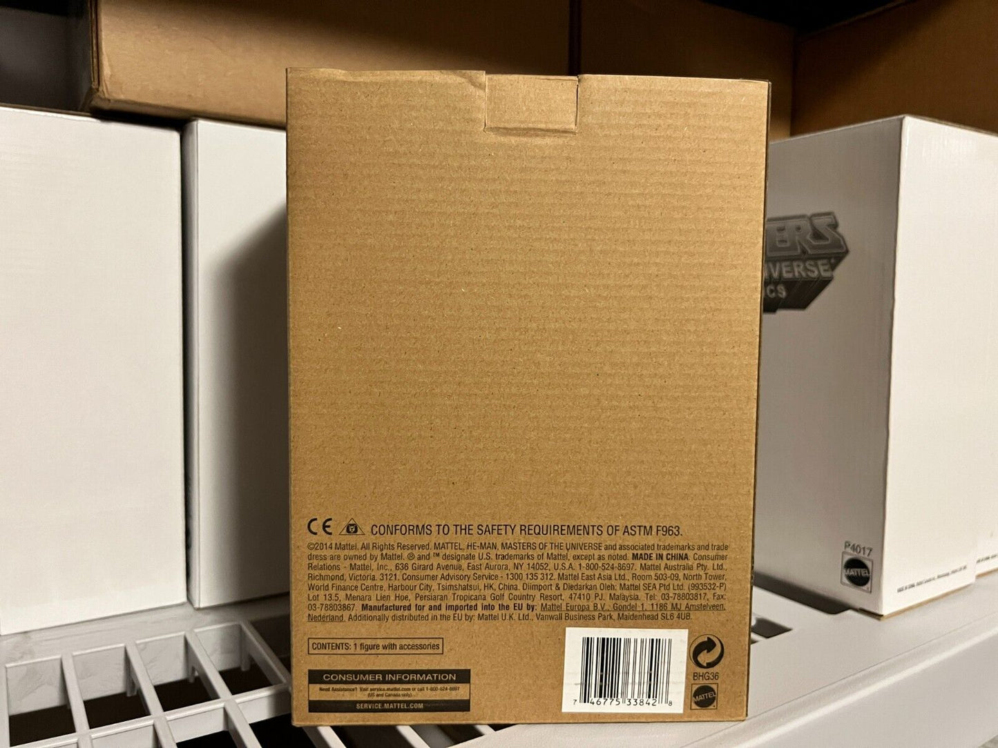 Mattel MOTU Classics Eldor with stickers and mailer box