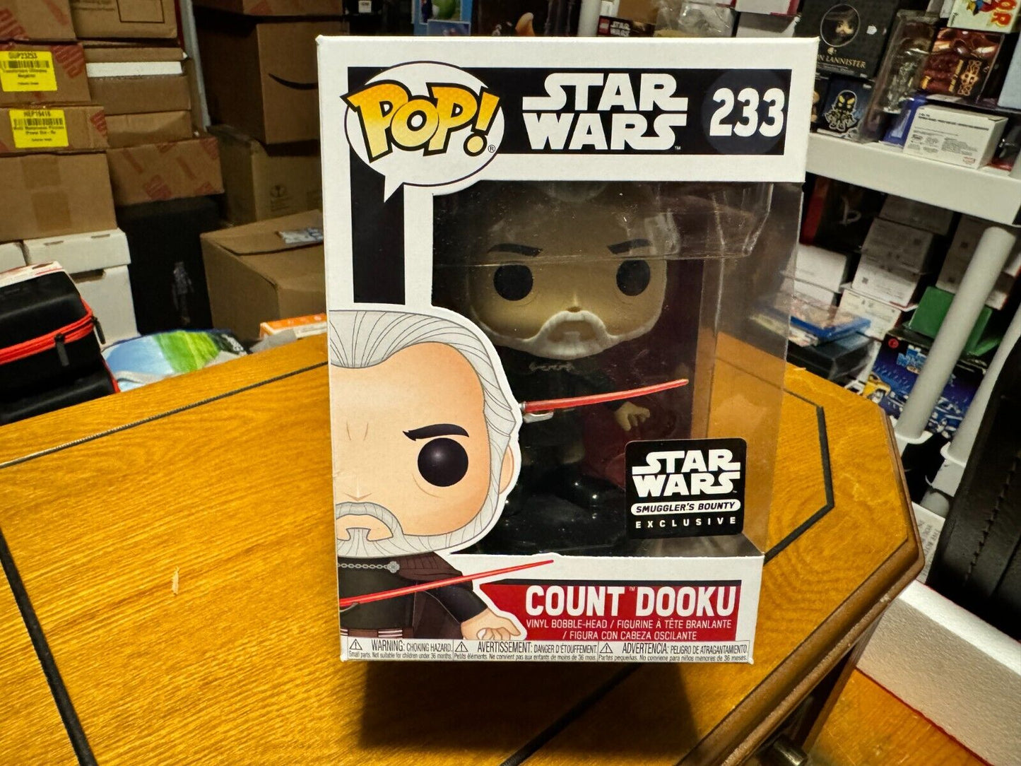 Funko Pop! Vinyl: Star Wars - Count Dooku - Smuggler's Bounty (Exclusive) #233
