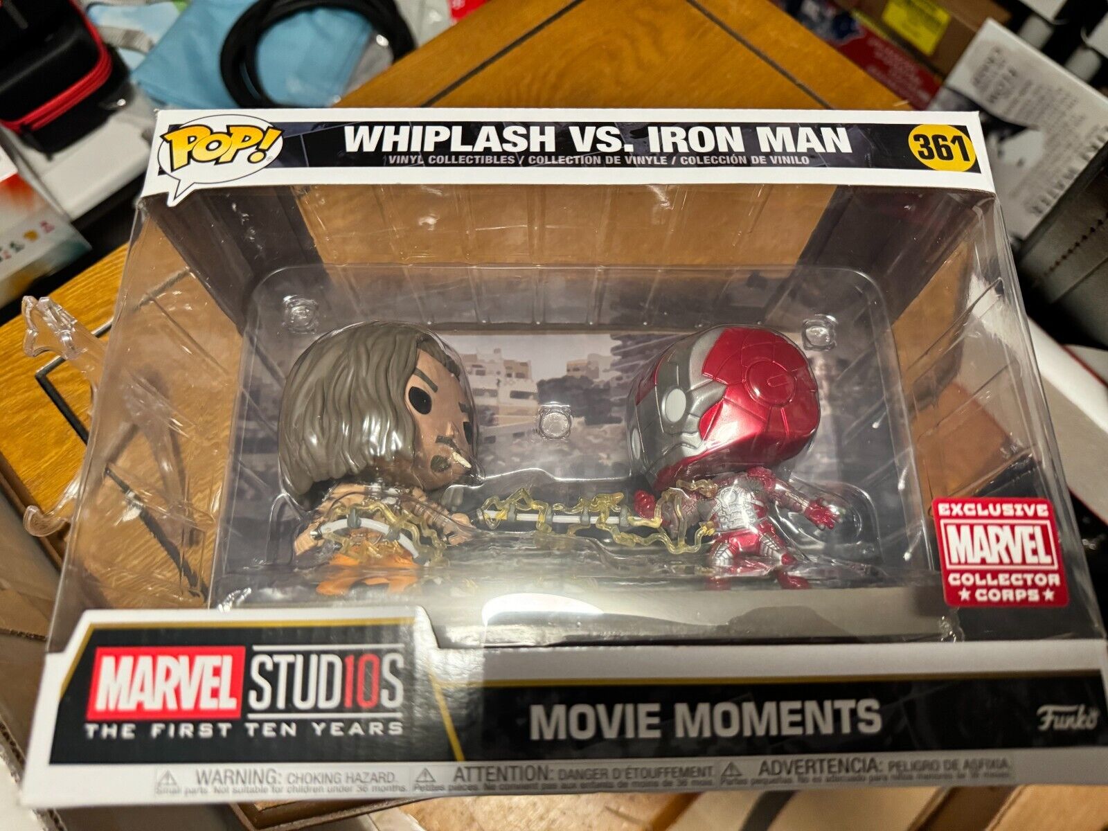 WHIPLASH VS. IRON MAN Funko POP Movie Moments 361 Marvel Collector InfinityNerdStore