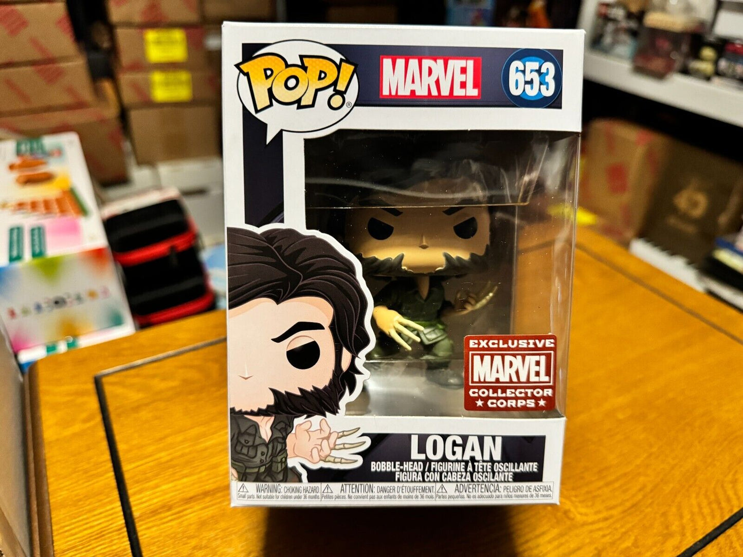 Funko Pop! Vinyl: Marvel - Logan - Collector Corps (Exclusive) #653