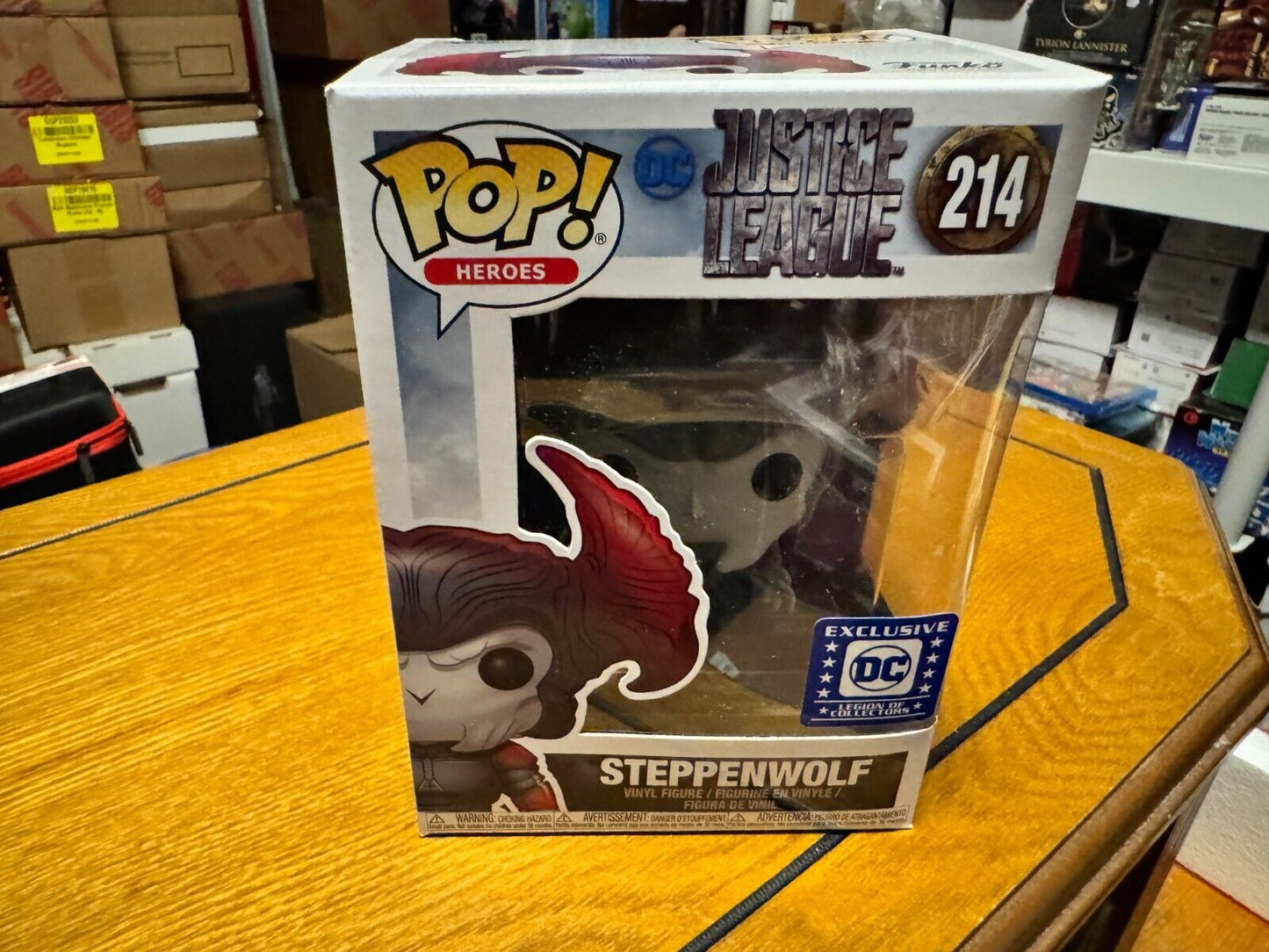 Funko POP! Heroes DC Justice League Steppenwolf #214 Legion Collectors Exclusive