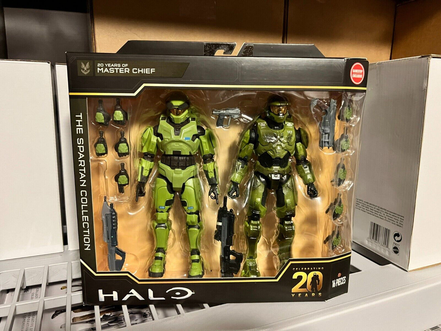 Halo The Spartan Collection 20 Years of Master Chief Action Figure 2-Pack