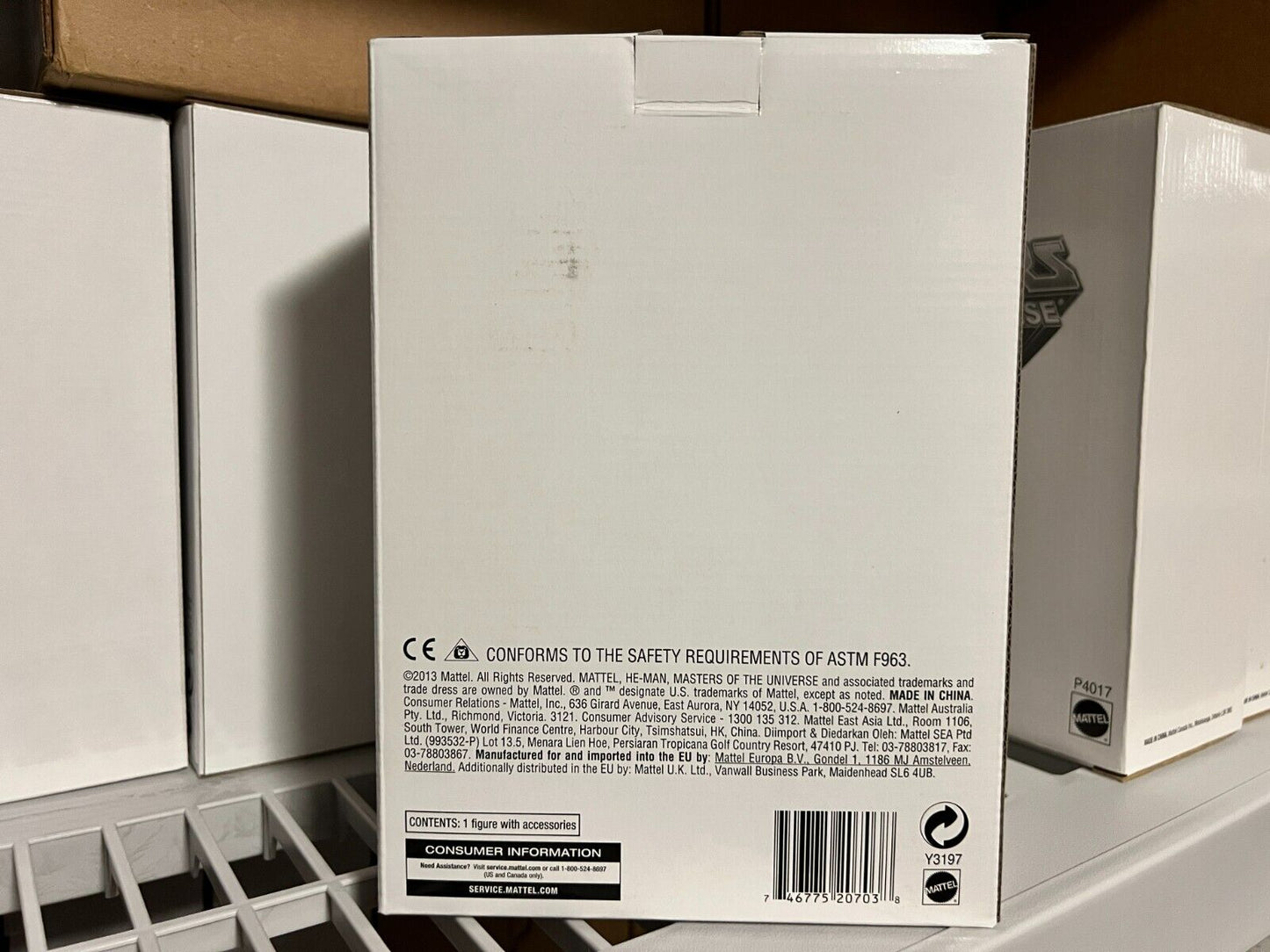 Mattel MOTU Classics King He-Man with mailer box