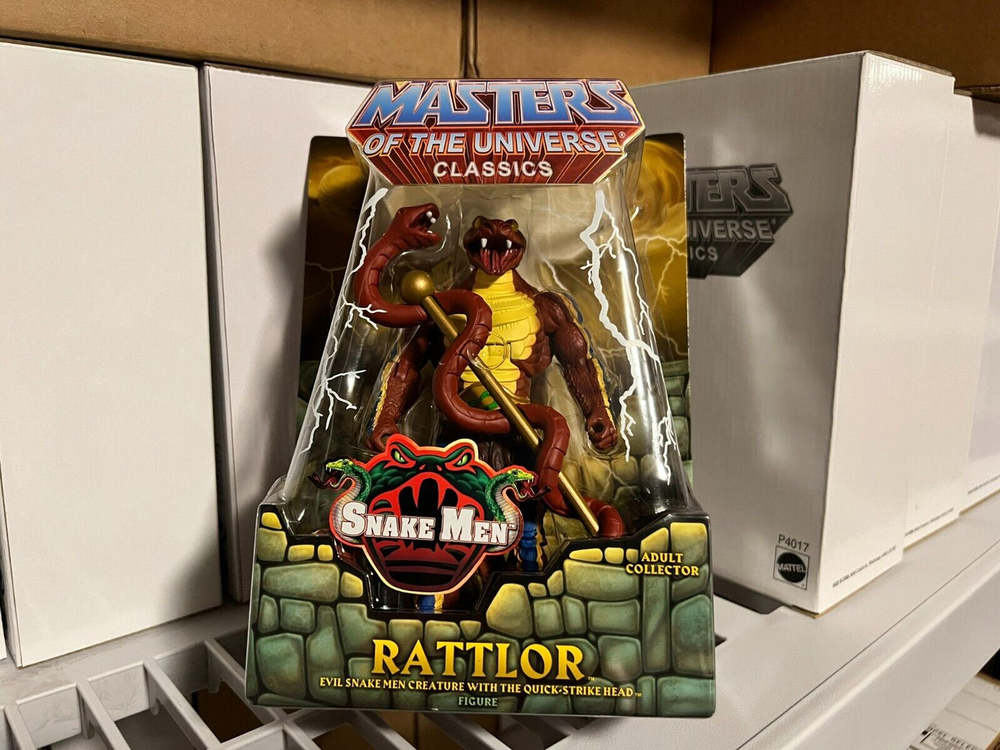 Mattel MOTU Classics Rattler with mailer box