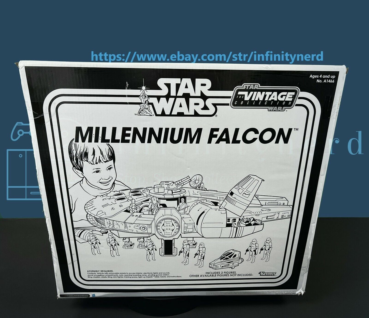 Star Wars Vintage Collection Millennium Falcon Toys R Us Exclusive 2012
