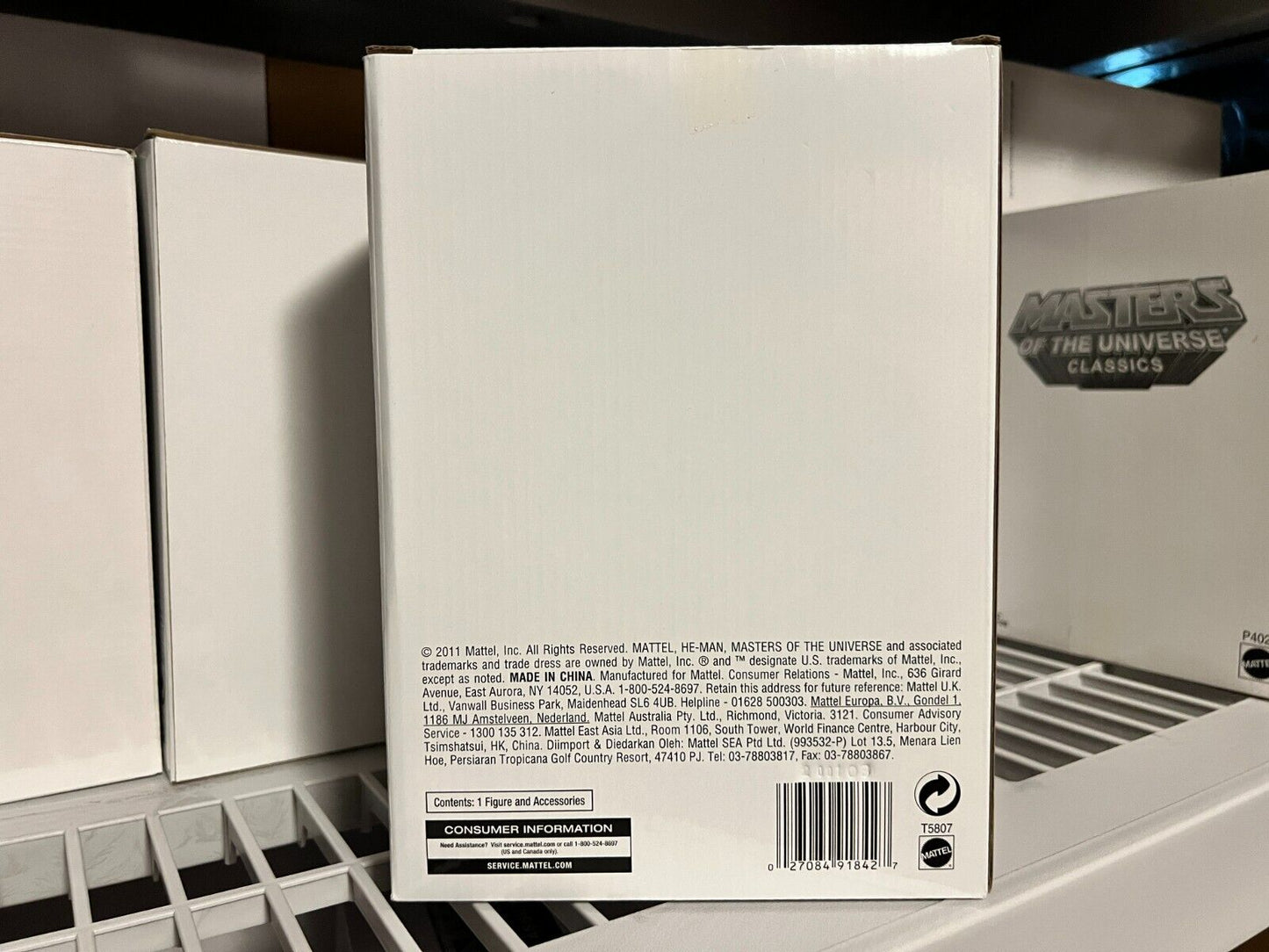 Mattel MOTU Classics Hurricane Hordak with mailer box