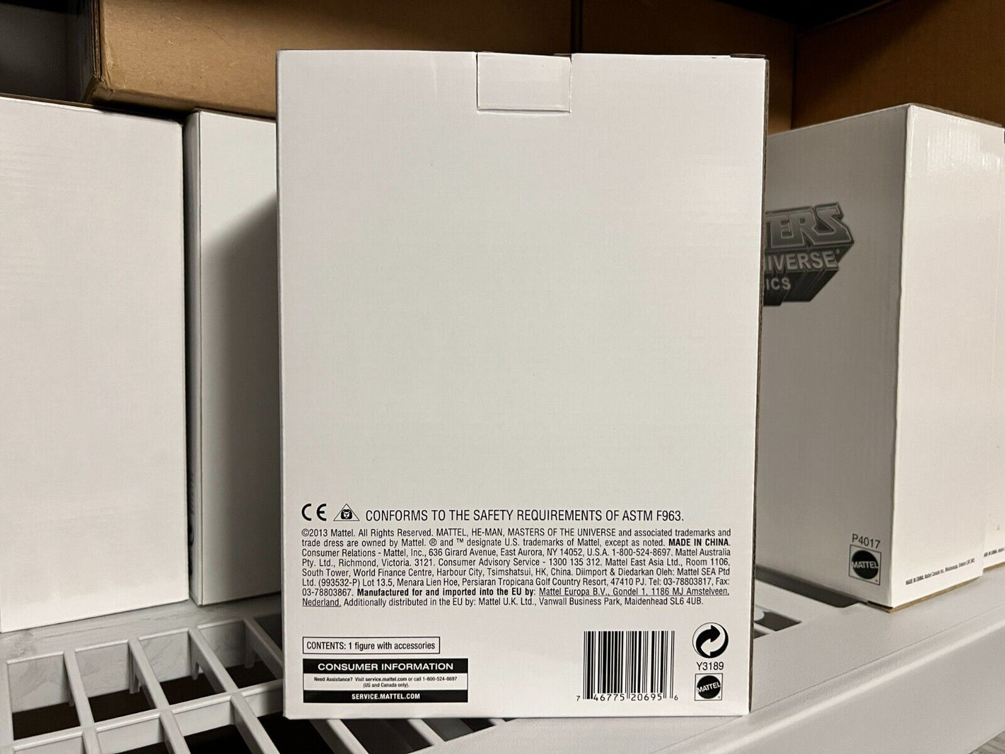 Mattel MOTU Classics Karatti with mailer box