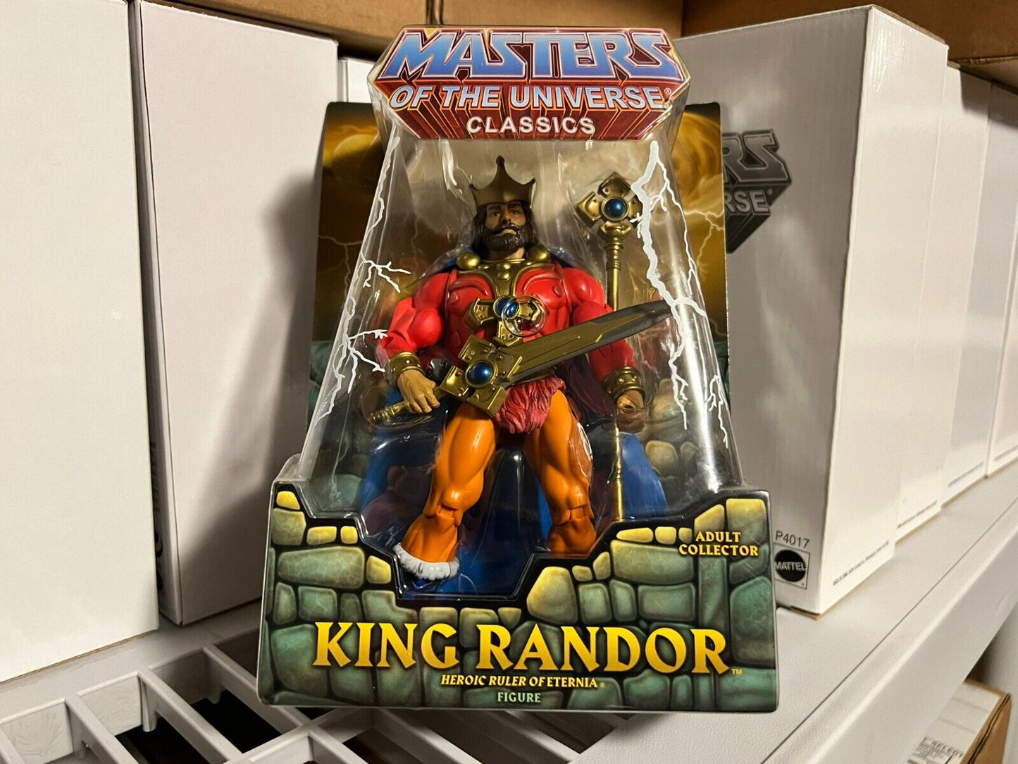 Mattel MOTU Classics King Randor with mailer box