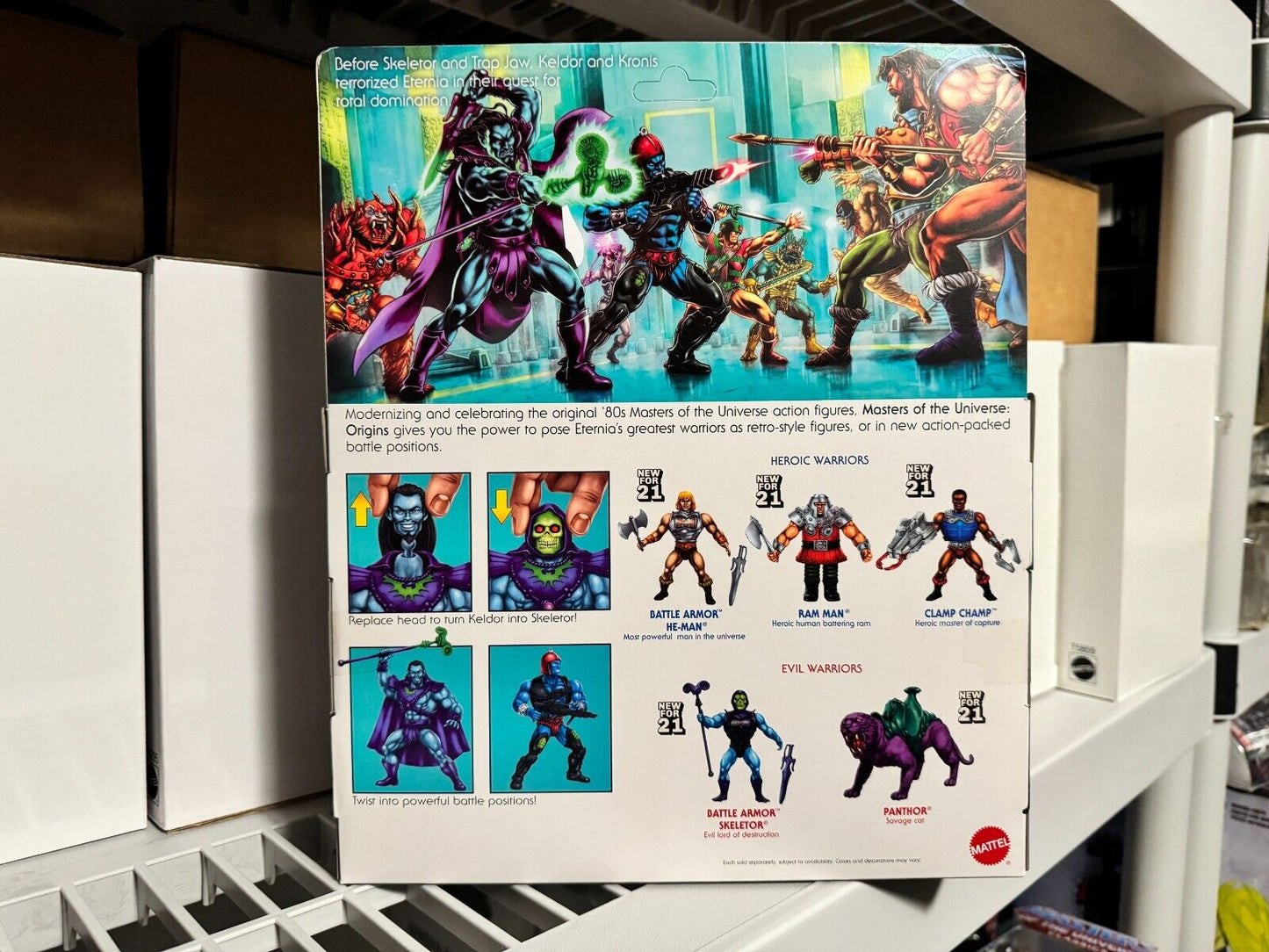 Mattel Masters of The Universe: Rise of Evil - Keldor and Origins Kronis Action