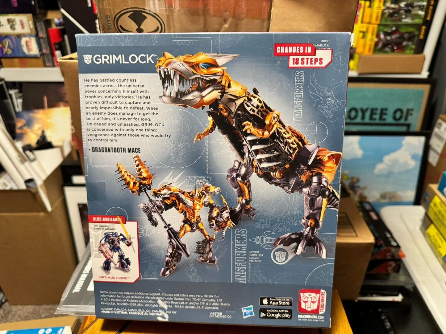 Transformers Generations Leader Class - Age of Extinction Grimlock
