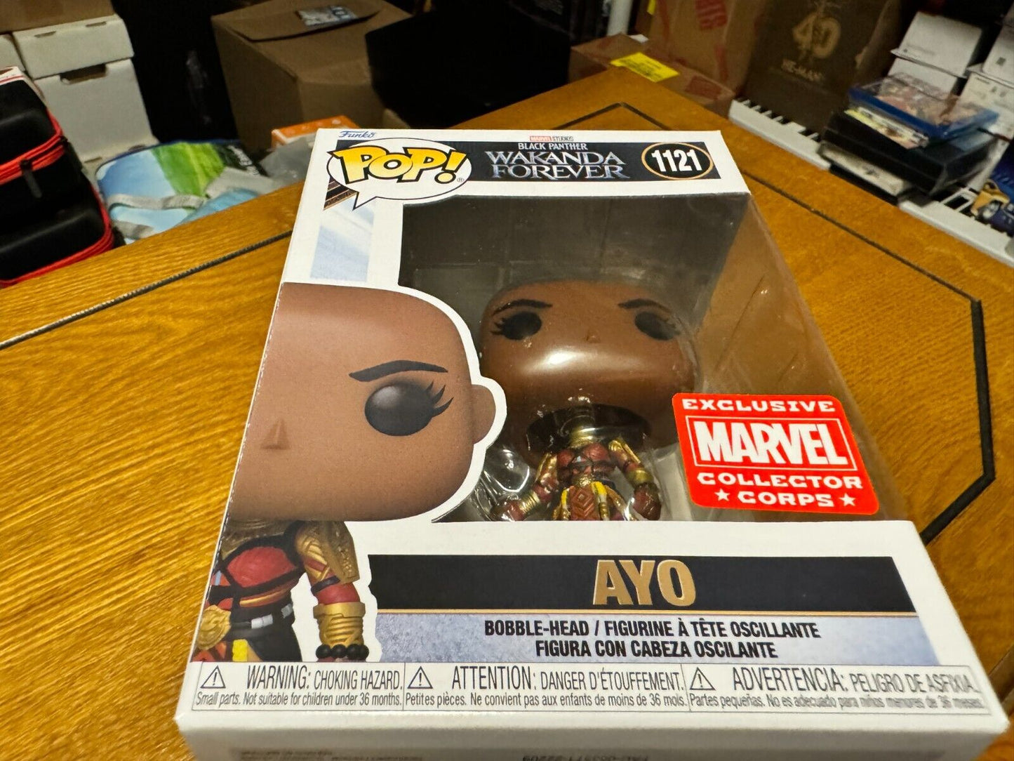 Funko Pop Black Panther Wakanda Forever Ayo #1121 Collector Corps Exclusive
