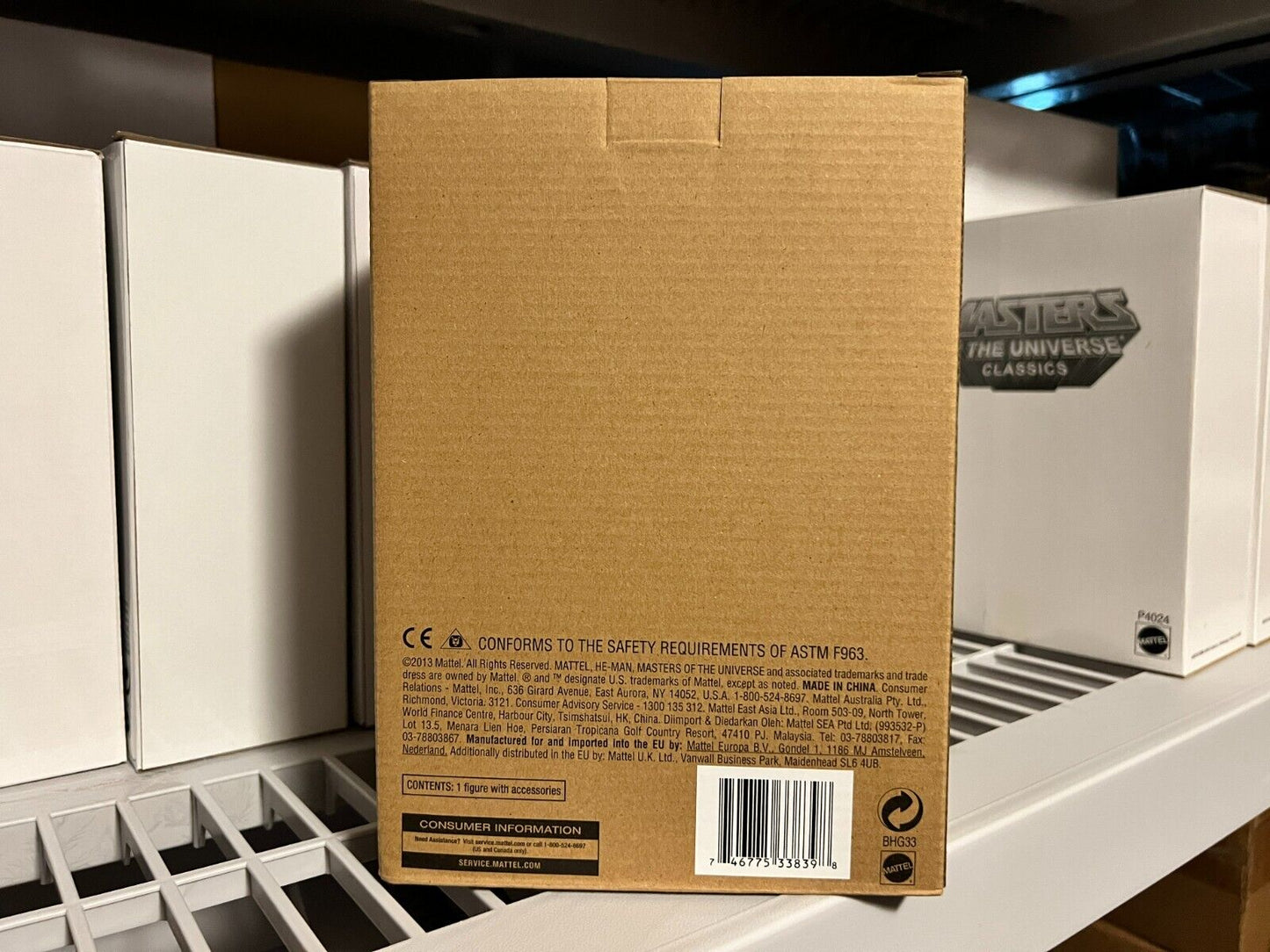 Mattel MOTU Classics Flogg with mailer box