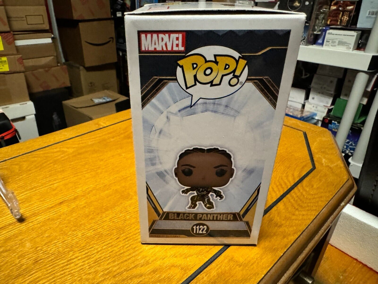Funko Pop! Vinyl - Black Panther - Marvel Collector Corps (Exclusive) #1122
