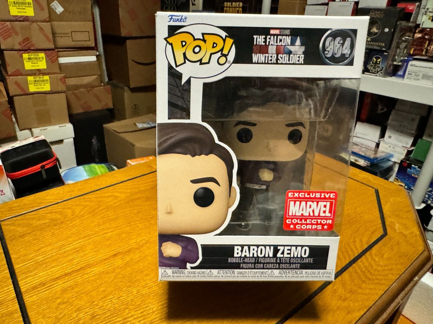 Funko POP! The Falcon & The Winter Soldier - Baron Zemo #964 - Collector Corps