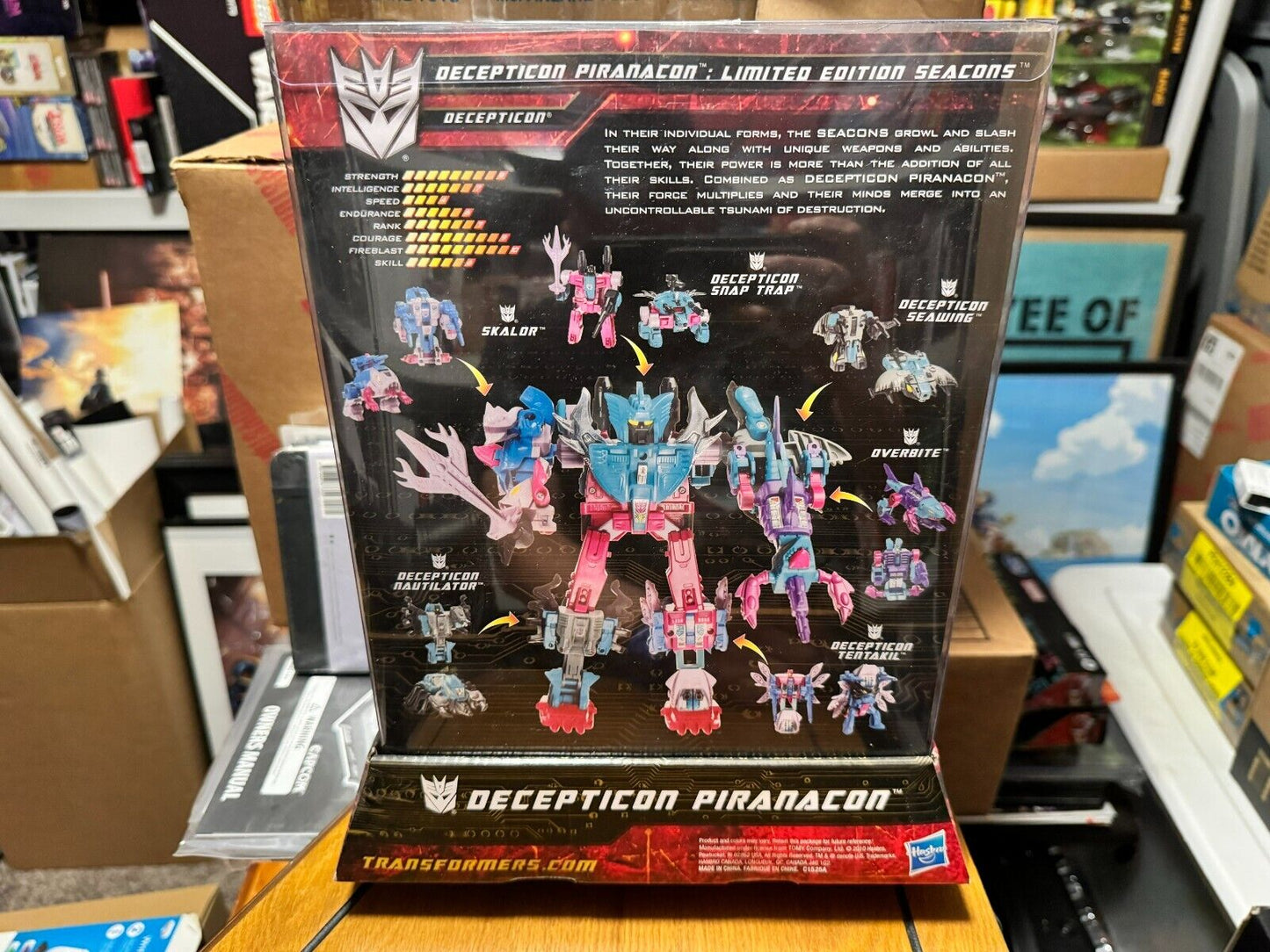 Transformers BBTS Exclusive Limited Edition Seacons Piranacon