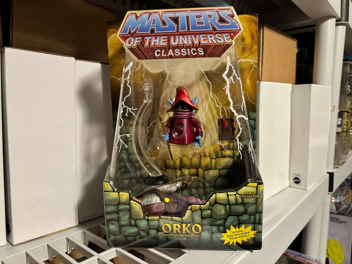 Mattel MOTU Classics Orko with mailer box