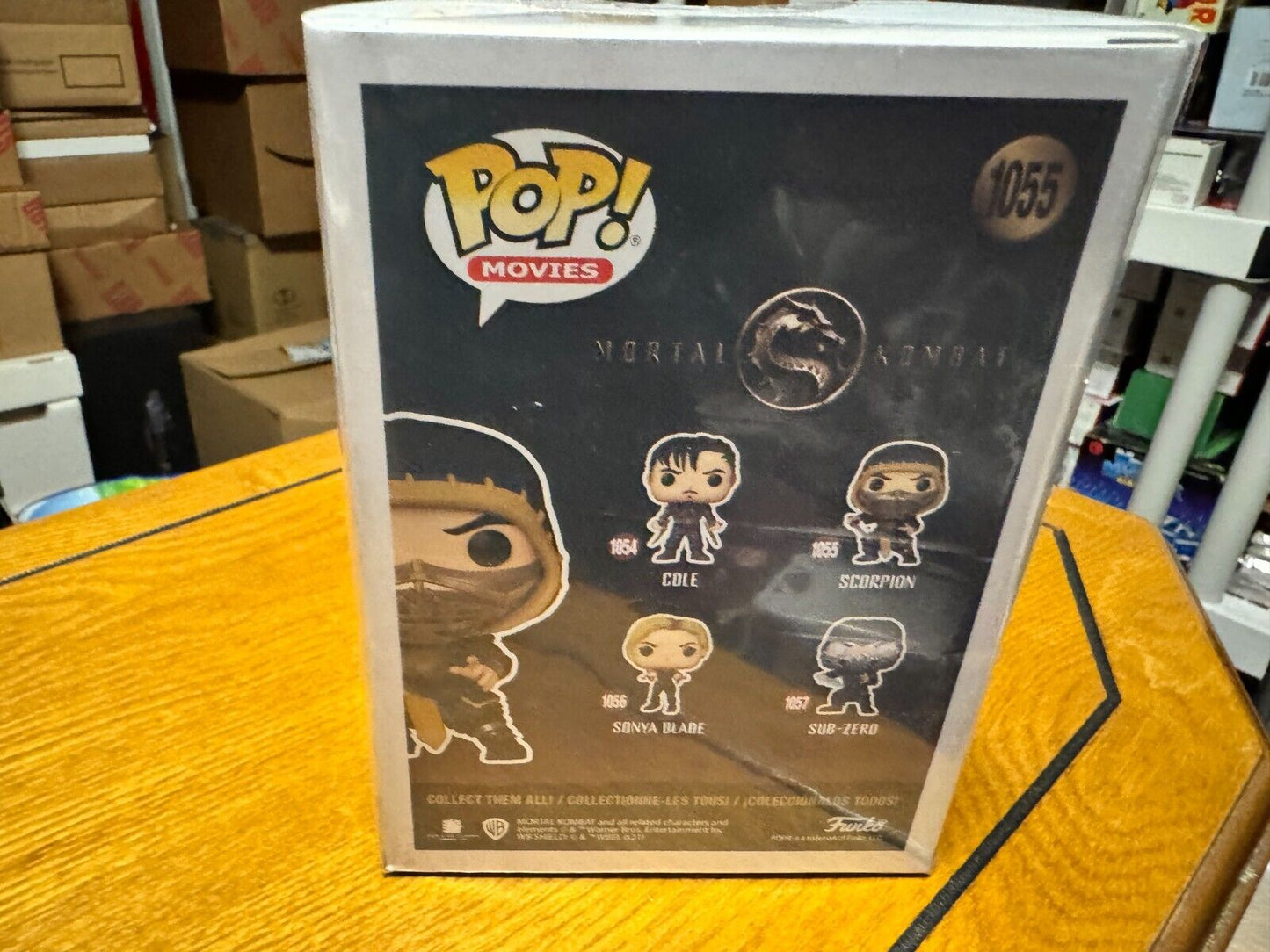 Funko Pop! Movies Mortal Kombat Scorpion #1055 MK Vinyl Figure